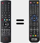 Comando à distância substituto de TT-MICRO S 835 HD+