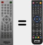 Comando à distância substituto de KDV102