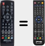 Comando à distância substituto de SL110