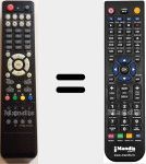 Comando &agrave; dist&acirc;ncia substituto de HDSR420HD