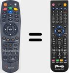 Comando à distância substituto de Xtreamer001