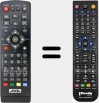 Comando &agrave; dist&acirc;ncia substituto de RT0430T2