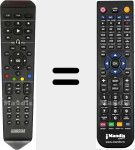 Comando &agrave; dist&acirc;ncia substituto de HDS-600RS