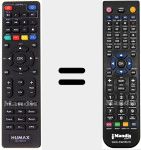 Comando à distância substituto de HD-202XT2