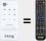 Comando à distância substituto de iH6-iH8