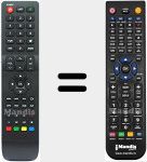 Comando à distância substituto de LD2500