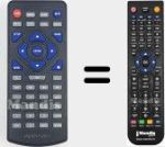 Comando à distância substituto de 3500