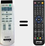 Comando &agrave; dist&acirc;ncia substituto de RM-PJVW100 (147962012)