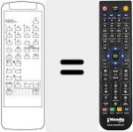 Comando à distância substituto de 076100R003