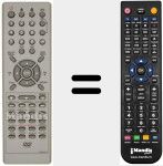 Comando &agrave; dist&acirc;ncia substituto de 076N0GY030