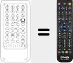 Comando &agrave; dist&acirc;ncia substituto de 65 015 214