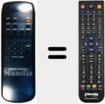 Comando &agrave; dist&acirc;ncia substituto de 7500