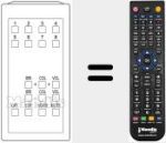 Comando &agrave; dist&acirc;ncia substituto de A508230