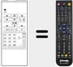 Comando &agrave; dist&acirc;ncia substituto de AV 5600
