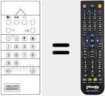 Comando à distância substituto de CABLE CRYPT