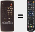 Comando &agrave; dist&acirc;ncia substituto de SR 70 S