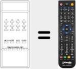 Comando à distância substituto de CB 5102