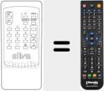 Comando &agrave; dist&acirc;ncia substituto de CTV 1444 RC