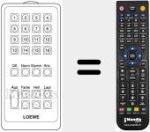 Comando à distância substituto de FB 1A (26380040001)