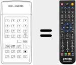 Comando à distância substituto de 5652 08 35
