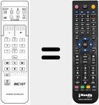 Comando à distância substituto de IMC 10 T