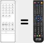 Comando &agrave; dist&acirc;ncia substituto de INFRARED 1030 S