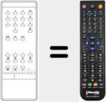 Comando &agrave; dist&acirc;ncia substituto de INFRARED 1060