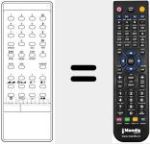 Comando &agrave; dist&acirc;ncia substituto de INFRARED 1060TS