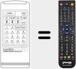 Comando &agrave; dist&acirc;ncia substituto de INFRARED REMOTE CONT