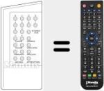 Comando &agrave; dist&acirc;ncia substituto de IR 20 / 40