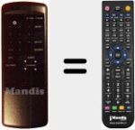 Comando à distância substituto de IR 70