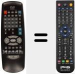 Comando &agrave; dist&acirc;ncia substituto de JK00183645