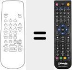 Comando &agrave; dist&acirc;ncia substituto de N9166