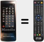 Comando &agrave; dist&acirc;ncia substituto de NBA-434