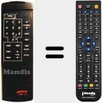 Comando &agrave; dist&acirc;ncia substituto de PDR-100