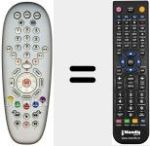 Comando &agrave; dist&acirc;ncia substituto de PILOTIME CANAL SATEL