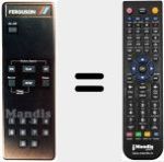 Comando &agrave; dist&acirc;ncia substituto de PQ 10391 G