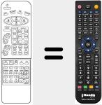 Comando &agrave; dist&acirc;ncia substituto de R-30 SVC