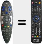 Comando &agrave; dist&acirc;ncia substituto de RC-0198