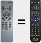 Comando &agrave; dist&acirc;ncia substituto de RC 111 TA1G