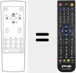 Comando &agrave; dist&acirc;ncia substituto de RC 2144 HY 36 SIL