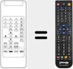 Comando à distância substituto de RC 511