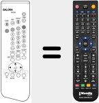 Comando à distância substituto de RC 531