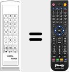 Comando &agrave; dist&acirc;ncia substituto de RC 5420
