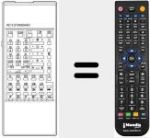 Comando à distância substituto de RC 5 STANDARD