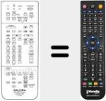 Comando &agrave; dist&acirc;ncia substituto de RC 9900