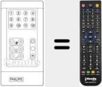 Comando à distância substituto de RC IV 12 FACH