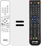 Comando &agrave; dist&acirc;ncia substituto de RCS 701