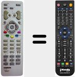 Comando &agrave; dist&acirc;ncia substituto de RCT 311 DA1