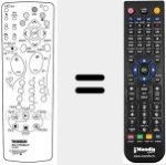 Comando &agrave; dist&acirc;ncia substituto de RCV 400